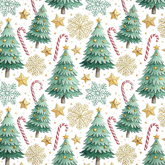 Rustic Christmas trees earthy red green tablecloth テーブルクロス