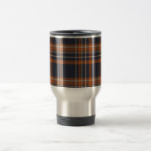 Rustic Christmas/winter plaid トラベルマグ (中央)