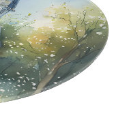 Rustic Church Path in Wildflower Meadow カッティングボード (角)