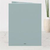 Rustic Church Path in Wildflower Meadow カード (裏面)