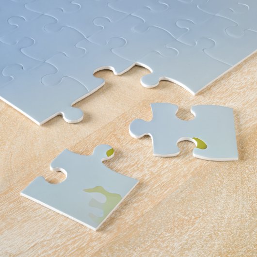 Rustic Church Path in Wildflower Meadow ジグソーパズル (側面)