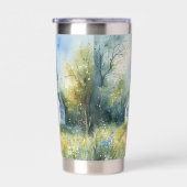 Rustic Church Path in Wildflower Meadow 保温保冷タンブラー (右面)