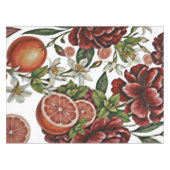 Rustic Citrus Floral summer テーブルクロス (正面(横))