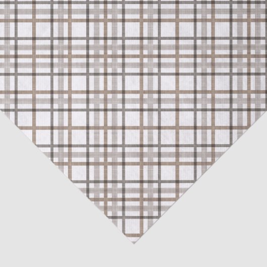 Rustic Classy Elegant Plaid Pattern 薄葉紙 (詳細)