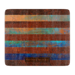Rustic Coastal Glass Cutting Board カッティングボード