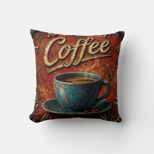 Rustic Coffee クッション (正面)