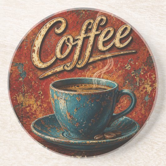 Rustic Coffee コースター (正面)