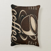 Rustic Coffee Bar Decor Gift アクセントクッション (裏面(縦))