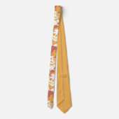 Rustic Color Halloween Pattern  Neck Tie ネクタイ (裏面)