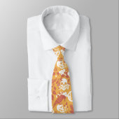 Rustic Color Halloween Pattern - Neck Tie ネクタイ (タイ)