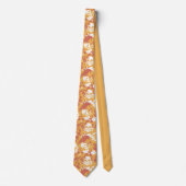 Rustic Color Halloween Pattern - Neck Tie ネクタイ (正面)