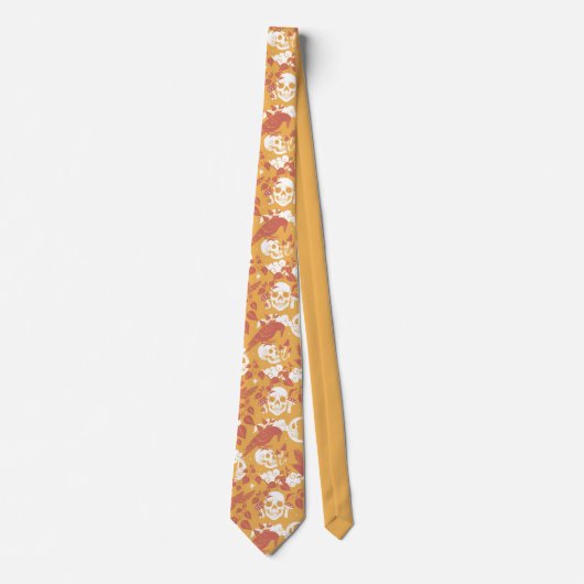 Rustic Color Halloween Pattern - Neck Tie ネクタイ (正面)