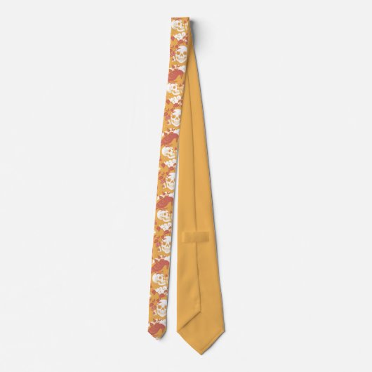 Rustic Color Halloween Pattern - Neck Tie ネクタイ (裏面)
