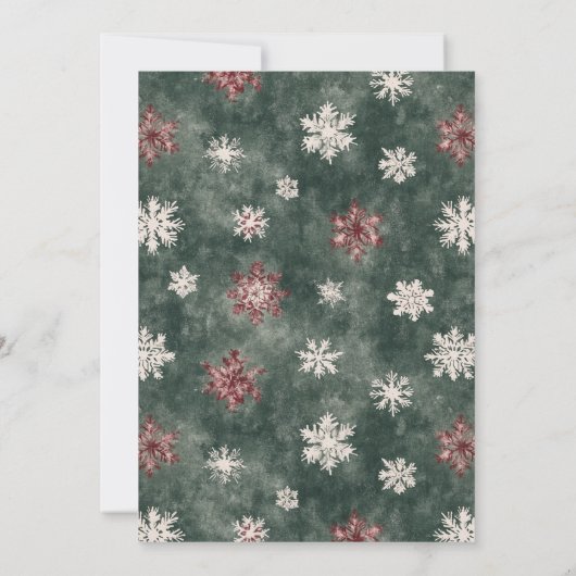 Rustic Cookies & Cocoa Cute Festive Holiday Party 招待状 (裏面)