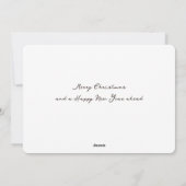 Rustic Cosy Biscuits Cookies Christmas Flat シーズンカード (裏面)