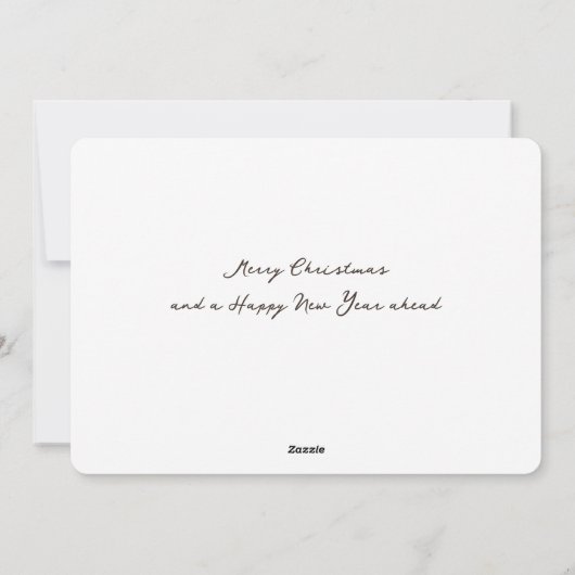 Rustic Cosy Biscuits Cookies Christmas Flat シーズンカード (裏面)