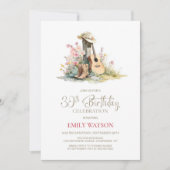 Rustic Country 30th Birthday Party 招待状 (正面)