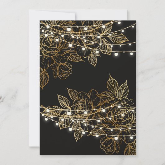 Rustic Country Barn Wedding Invitation 招待状 (裏面)
