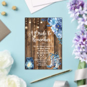 Rustic Country Bridal Shower Invitation  アクリル招待状 (インサイチュ (ウェディング))