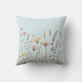 Rustic Country Calm Lake Green Trees クッション (裏面)