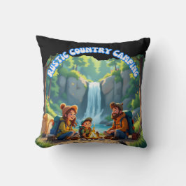  Rustic Country Camping Trip クッション
