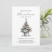 Rustic Country Christmas Party Invitation 招待状 (スタンド正面)