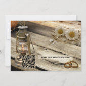 Rustic Country Engagement Party  招待状 (裏面)