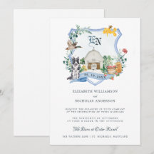 Rustic Country Farm | Barn Wedding Crest
