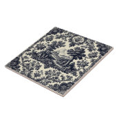 Rustic Country Folks French Toile Pastoral Scenery タイル (側面)