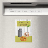 Rustic Country Kitchen with Name Magnet マグネット (インサイチュ (食洗機))