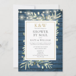 Rustic Couples Shower By Mail Long Distance 招待状