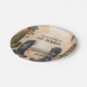 Rustic Cowboy 1st Rodeo Birthday ペーパープレート (アングル)