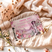 Rustic Cowboy Rodeo 1st Birthday Design サンキューカード