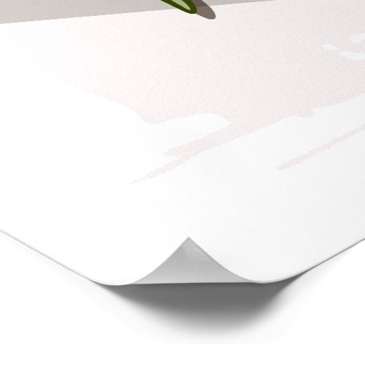 Rustic Cozy Hot Cocoa Mug Marshmallow Xmas Drink ポスター (角)