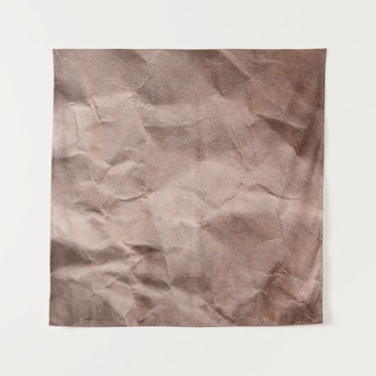 Rustic crumpled paper タペストリー (正面(横))