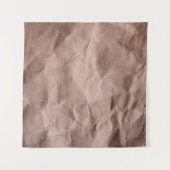 Rustic crumpled paper タペストリー (正面)