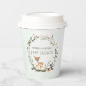 Rustic Deer-Themed Baby Shower 紙コップ (正面)