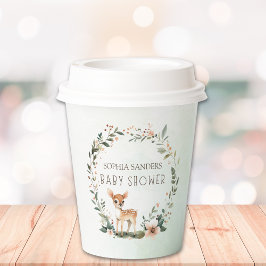Rustic Deer-Themed Baby Shower 紙コップ