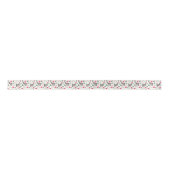Rustic Donkey Floral Pink Satin Ribbon サテンリボン (正面)