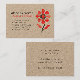 Rustic Doula Services ビジネスカード