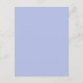 rustic dusty blue roses and other flowers エンクロージャーカード (裏面)