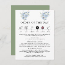 rustic dusty blue watercolor flowers & leaves