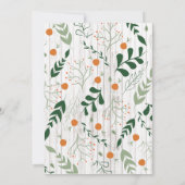 Rustic Eat Drink and Be Merry Christmas Potluck 招待状 (裏面)