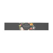 Rustic Elegant Floral Handmade Soap Packaging 招待状ベリーバンド (フラット)