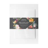 Rustic Elegant Floral Handmade Soap Packaging 招待状ベリーバンド (正面例)