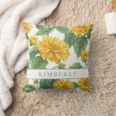 Rustic & Elegant Sunflower Classic Floral クッション (ブランケット)