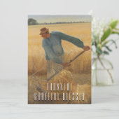 Rustic Elegant Thankful Grateful Blessed Harvest シーズンカード (スタンド正面)