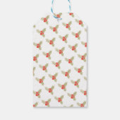 Rustic elegant watercolour Christmas ギフトタグ (裏面)