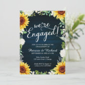 Rustic Engagement Partyインビテーション・カード 案内状 (スタンド正面)
