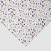 Rustic Equestrian Floral Purple Tissue Paper 薄葉紙 (詳細)